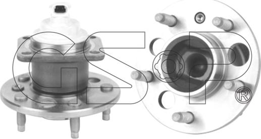 GSP 9400013 - Комплект підшипника маточини колеса avtolavka.club