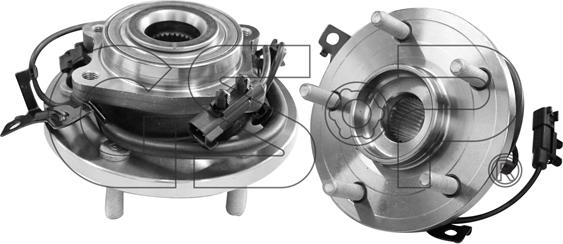 GSP 9332018 - Комплект підшипника маточини колеса avtolavka.club