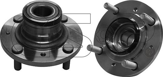 GSP 9228070 - Комплект підшипника маточини колеса avtolavka.club