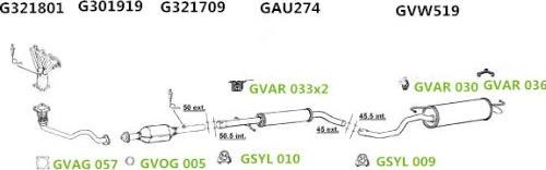 GT Exhausts G931277 - Система випуску ОГ avtolavka.club
