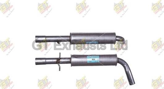 GT Exhausts GAU230 - Середній глушник вихлопних газів avtolavka.club