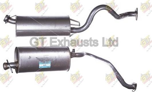 GT Exhausts GCL177 - Середній глушник вихлопних газів avtolavka.club