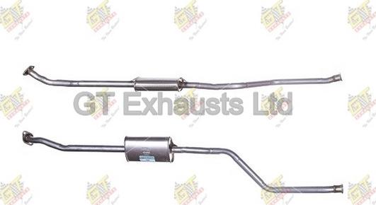 GT Exhausts GCN482 - Середній глушник вихлопних газів avtolavka.club