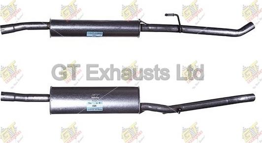 GT Exhausts GCN554 - Середній глушник вихлопних газів avtolavka.club