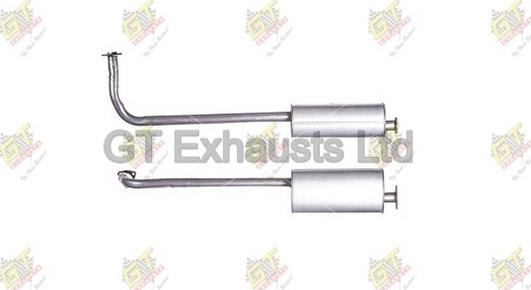 GT Exhausts GDU033 - Предглушітель вихлопних газів avtolavka.club