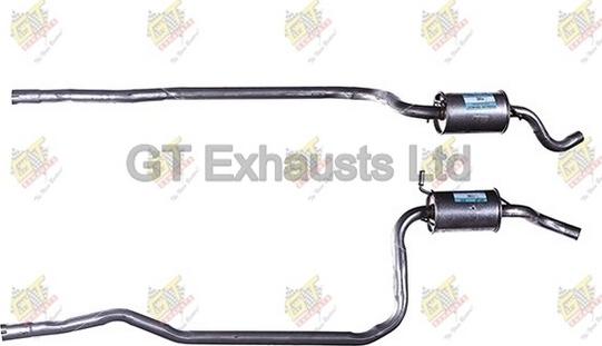 GT Exhausts GFE082 - Середній глушник вихлопних газів avtolavka.club