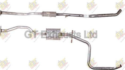 GT Exhausts GFE192 - Середній глушник вихлопних газів avtolavka.club