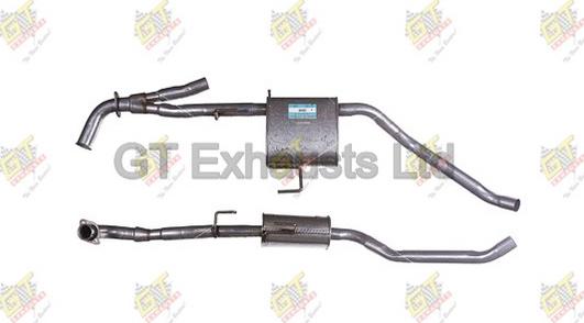 GT Exhausts GGM498 - Середній глушник вихлопних газів avtolavka.club