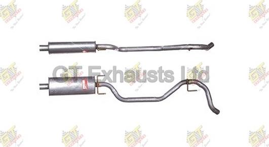 GT Exhausts GGM455 - Середній глушник вихлопних газів avtolavka.club