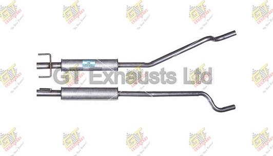 GT Exhausts GGM486 - Середній глушник вихлопних газів avtolavka.club