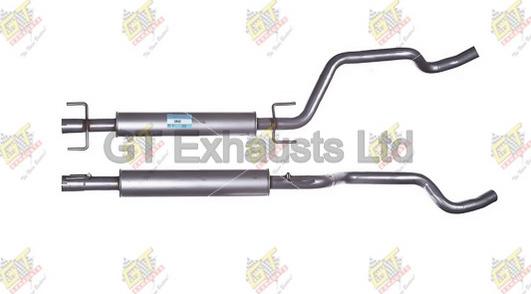 GT Exhausts GGM487 - Середній глушник вихлопних газів avtolavka.club