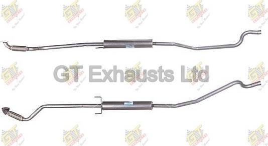 GT Exhausts GGM541 - Середній глушник вихлопних газів avtolavka.club