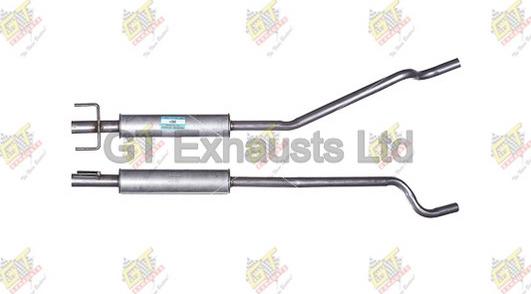 GT Exhausts GGM511 - Середній глушник вихлопних газів avtolavka.club