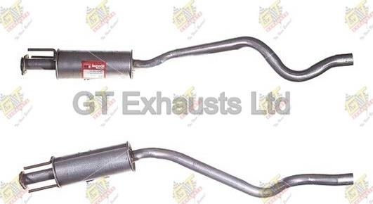 GT Exhausts GGM143 - Середній глушник вихлопних газів avtolavka.club