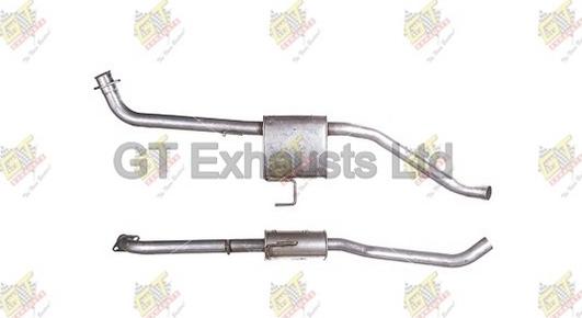 GT Exhausts GGM181 - Середній глушник вихлопних газів avtolavka.club