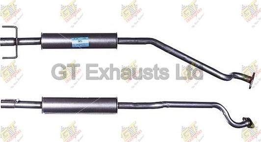 GT Exhausts GGM321 - Середній глушник вихлопних газів avtolavka.club