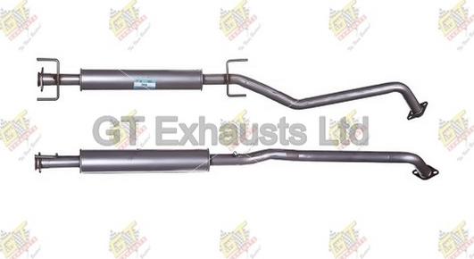 GT Exhausts GGM290 - Середній глушник вихлопних газів avtolavka.club