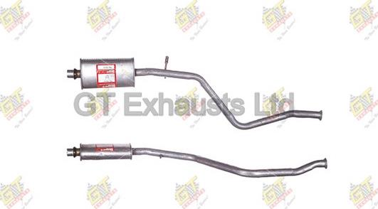 GT Exhausts GPG412 - Середній глушник вихлопних газів avtolavka.club