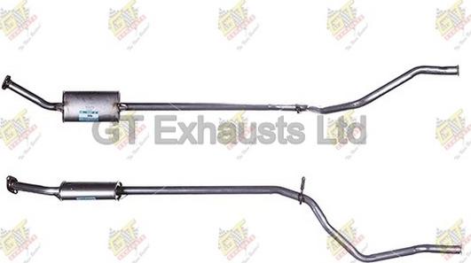 GT Exhausts GPG649 - Середній глушник вихлопних газів avtolavka.club