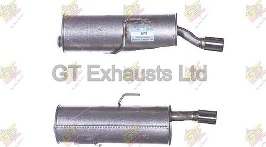 GT Exhausts GPG627 - Глушник вихлопних газів кінцевий avtolavka.club