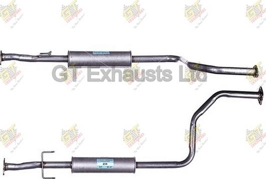 GT Exhausts GRR256 - Середній глушник вихлопних газів avtolavka.club