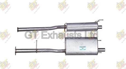 GT Exhausts GSY032 - Середній глушник вихлопних газів avtolavka.club