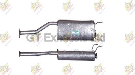 GT Exhausts GSY028 - Середній глушник вихлопних газів avtolavka.club