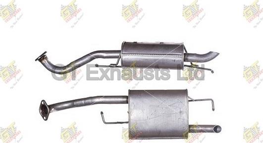 GT Exhausts GTY625 - Середній глушник вихлопних газів avtolavka.club