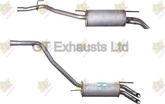 GT Exhausts GVW496 - Глушник вихлопних газів кінцевий avtolavka.club