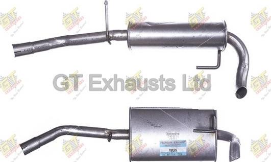 GT Exhausts GVW509 - Глушник вихлопних газів кінцевий avtolavka.club