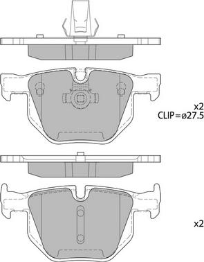 Hagen GP2157 - Гальмівні колодки, дискові гальма avtolavka.club