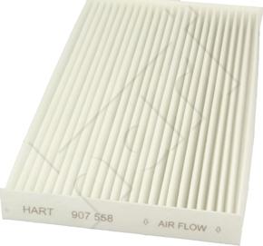 Hart 907 558 - Фільтр, повітря у внутрішній простір avtolavka.club