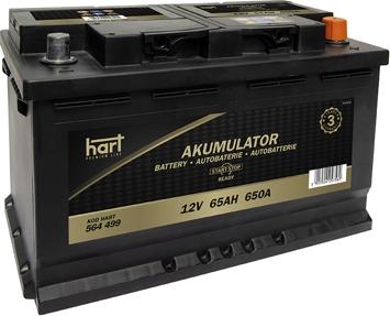 Hart 564 499 - Стартерна акумуляторна батарея, АКБ avtolavka.club