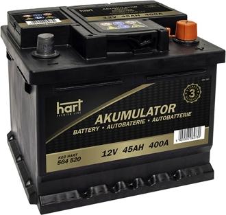 Hart 564 520 - Стартерна акумуляторна батарея, АКБ avtolavka.club