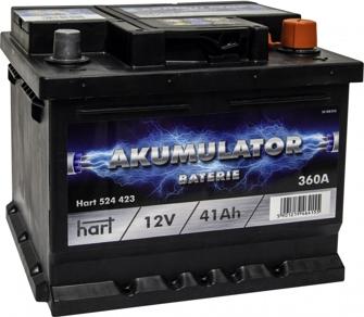 Hart 524 423 - Стартерна акумуляторна батарея, АКБ avtolavka.club