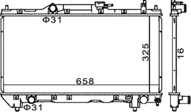 Hart 620 273 - Радіатор, охолодження двигуна avtolavka.club