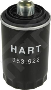 Hart 353 922 - Масляний фільтр avtolavka.club