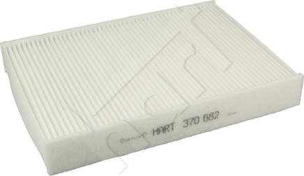 Hart 370 682 - Фільтр, повітря у внутрішній простір avtolavka.club
