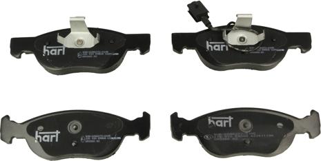 Hart 215 910 - Гальмівні колодки, дискові гальма avtolavka.club