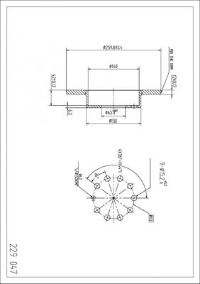 Hart 229 047 - Гальмівний диск avtolavka.club