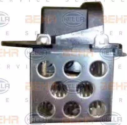 HELLA 9ML 351 332-411 - Додатковий резистор, електромотор - вентилятор радіатора avtolavka.club