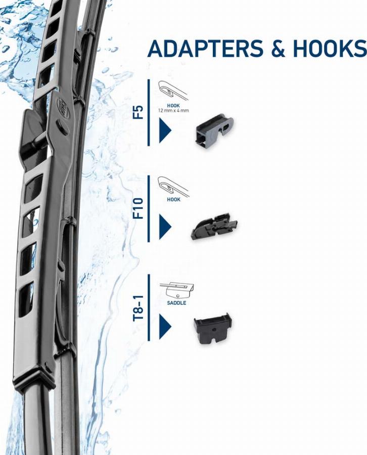 HELLA 9XW 184 107-261 - Щітка склоочисника avtolavka.club