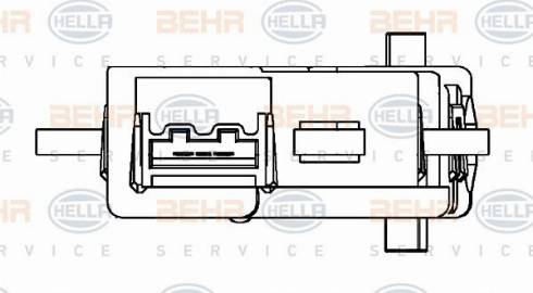 HELLA 6NW 351 345-211 - Регулювальний елемент, змішувальний клапан avtolavka.club