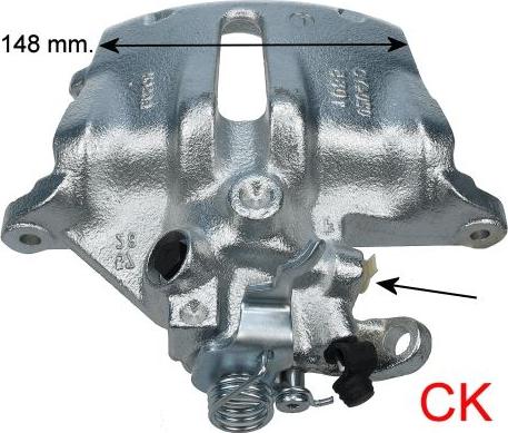 HELLA 8AC 355 392-081 - Гальмівний супорт avtolavka.club