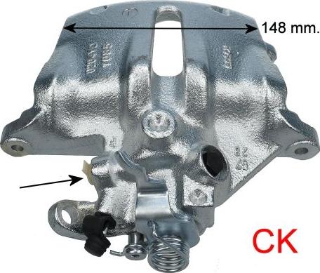 HELLA 8AC 355 392-071 - Гальмівний супорт avtolavka.club