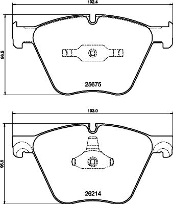 HELLA 8DB 355 040-371 - Гальмівні колодки, дискові гальма avtolavka.club