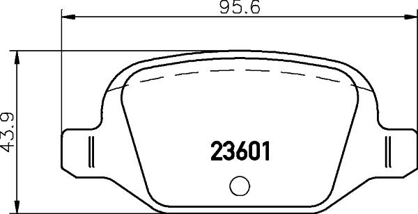 HELLA 8DB 355 009-551 - Гальмівні колодки, дискові гальма avtolavka.club