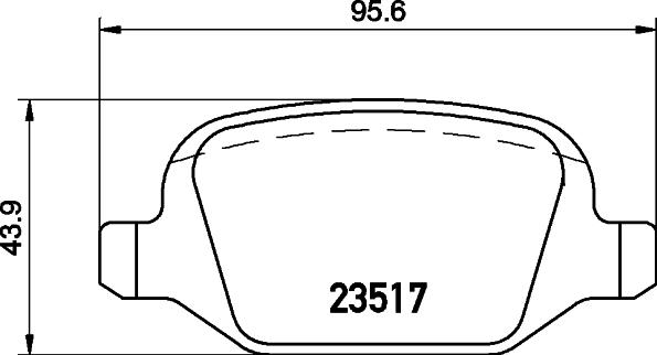 HELLA 8DB 355 009-361 - Гальмівні колодки, дискові гальма avtolavka.club