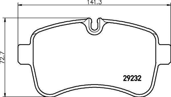 HELLA 8DB 355 005-551 - Гальмівні колодки, дискові гальма avtolavka.club