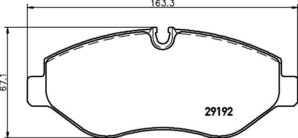 HELLA 8DB 355 005-521 - Гальмівні колодки, дискові гальма avtolavka.club